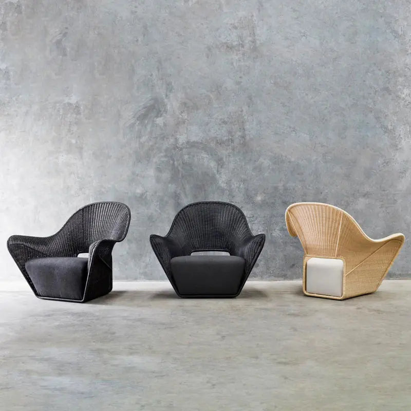 Creative Nordic Outdoor Single Rattan Sofa Design