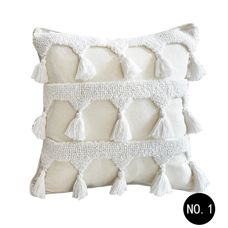 Nordic Moroccan Tufted Throw Pillowcase - Eclatliving Furniture