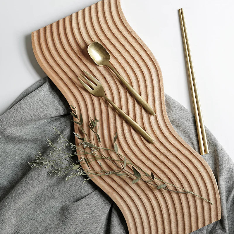 Nordic Beech Wood Cutting Board for Decoration