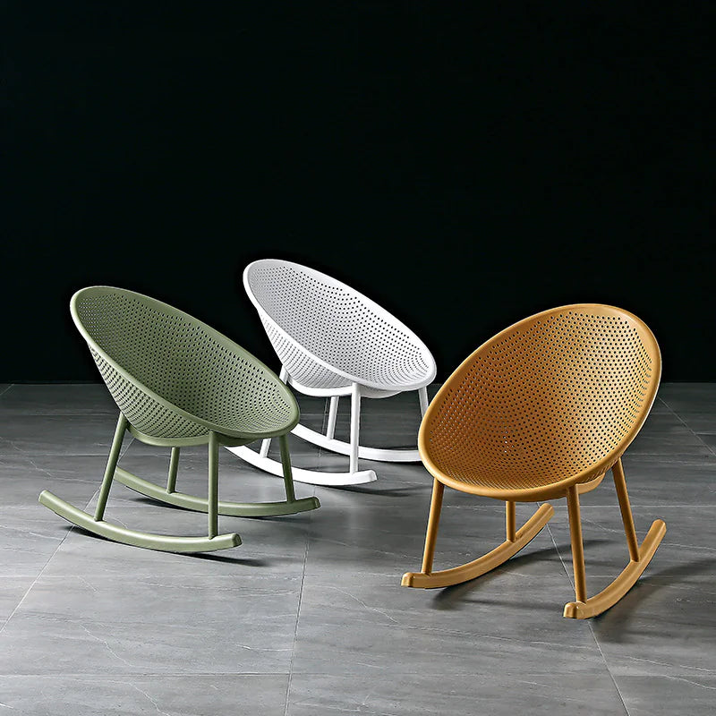 Modern Scandinavian Rocking Chair for Small Spaces - Eclatliving Furniture