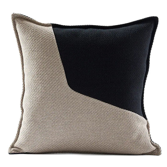 Nordic Minimalist Cotton Geometric Pillow Cover Set