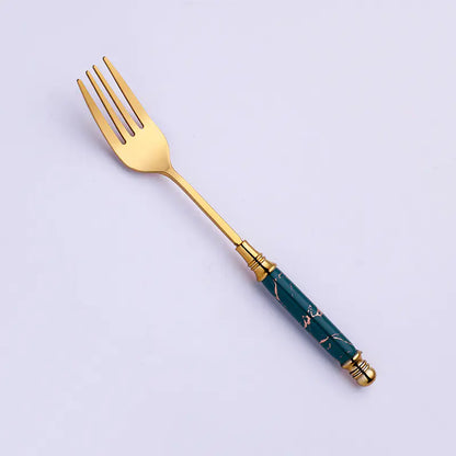 Nordic Ceramic Handle Stainless Steel Cutlery Set - Eclatliving Kitchen & Dining