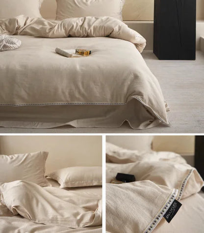 Wabi-Sabi Linen Cotton Quilt Cover