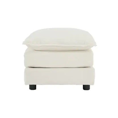 Chenille Fabric Ottomans Footrest To Combine With 2 Seater Sofa, 3 Seater Sofa And 4 Seater Sofa