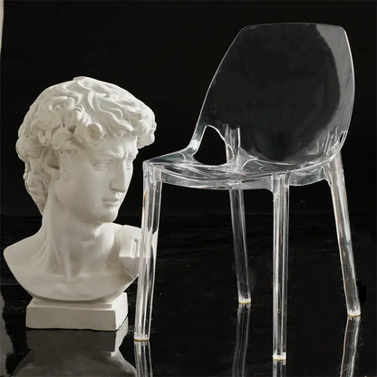 Fashionable Nordic Acrylic Crystal Makeup Chair