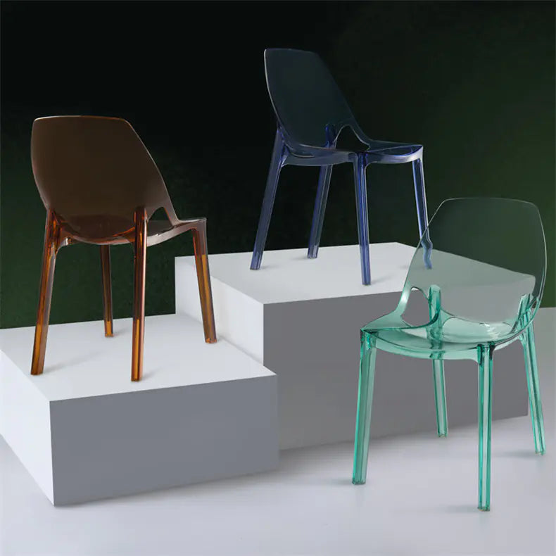 Fashionable Nordic Acrylic Crystal Makeup Chair