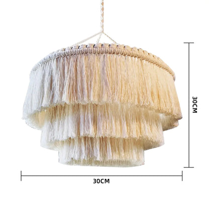 Bohemian Tapestry Lampshade - Handmade Nordic Decor