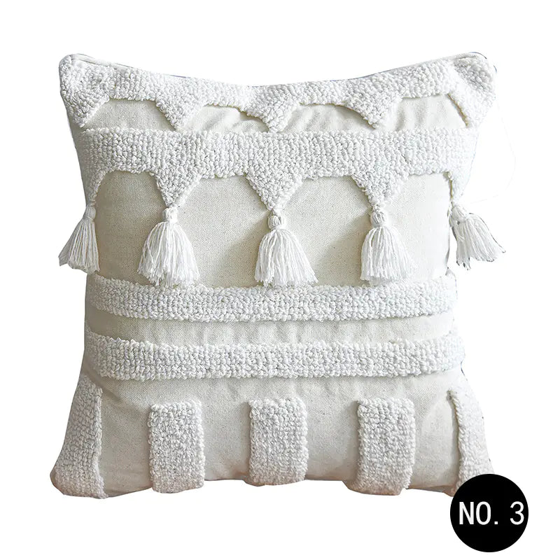 Nordic Moroccan Tufted Throw Pillowcase - Eclatliving Furniture