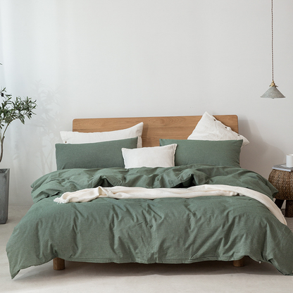 Minimalist Muji-Inspired Japanese Bedding Set - Eclatliving Furniture