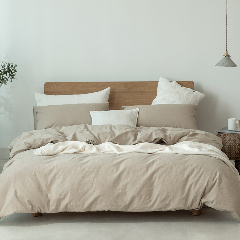 Minimalist Muji-Inspired Japanese Bedding Set - Eclatliving Furniture