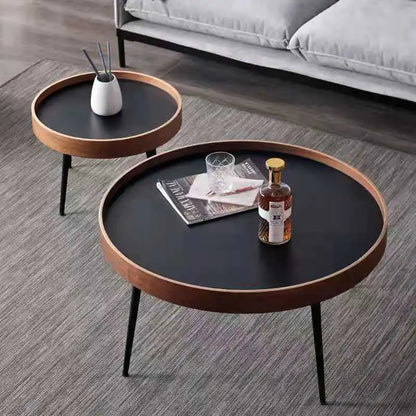 Nordic Modern Minimalist Round Coffee Table Set - Eclatliving Furniture