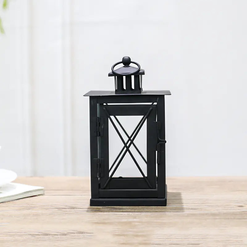 Creative European Iron Lantern Decor for Lovers
