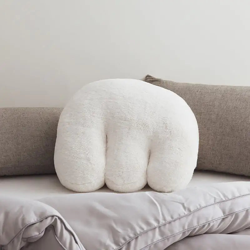 Nordic Style Rabbit Velvet Bedside Pillow - Eclatliving Furniture