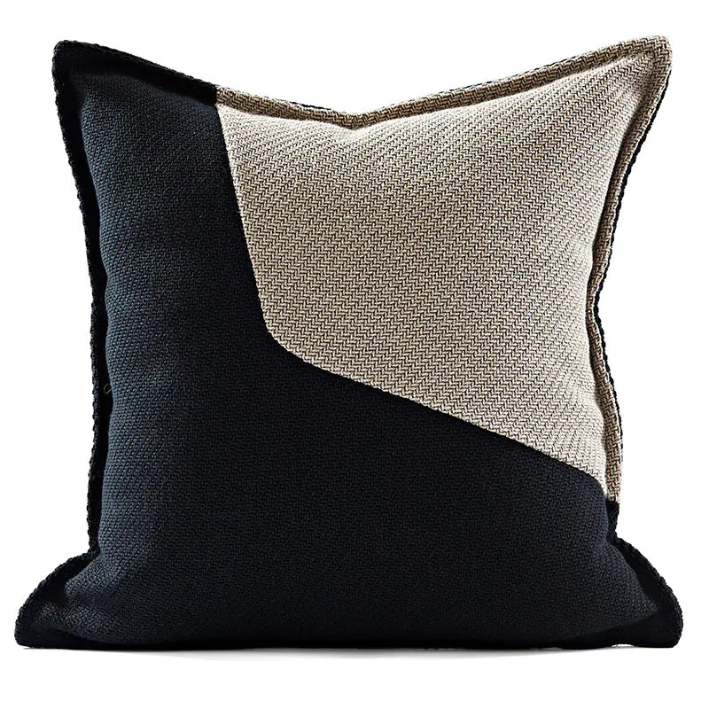 Nordic Minimalist Cotton Geometric Pillow Cover Set - Eclatliving Furniture