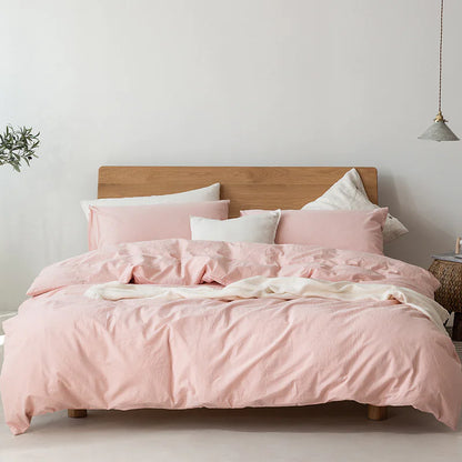Minimalist Muji-Inspired Japanese Bedding Set - Eclatliving Furniture