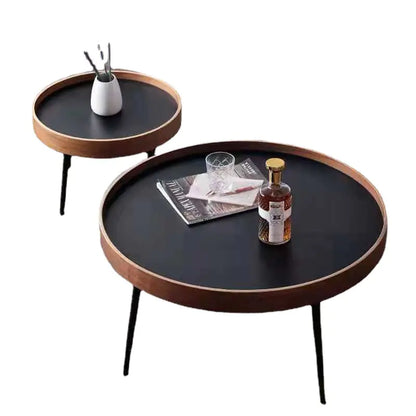 Nordic Modern Minimalist Round Coffee Table Set - Eclatliving Furniture