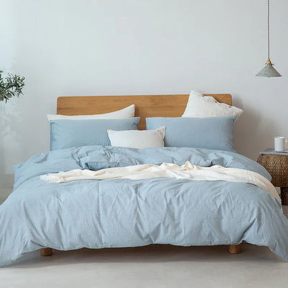 Minimalist Muji-Inspired Japanese Bedding Set - Eclatliving Furniture