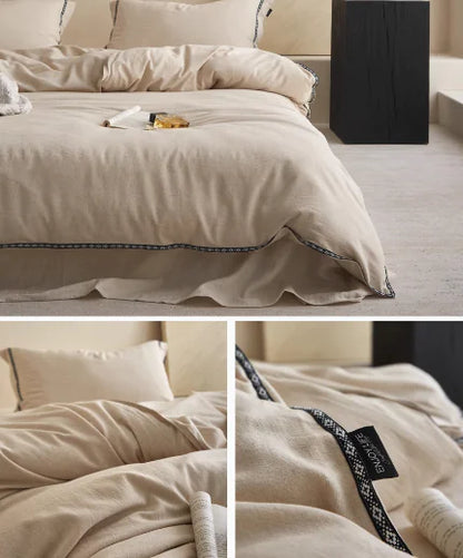 Wabi-Sabi Linen Cotton Quilt Cover