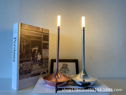 Nordic Ins Rechargeable LED Bedside Candle Lamp - Eclatliving Furniture