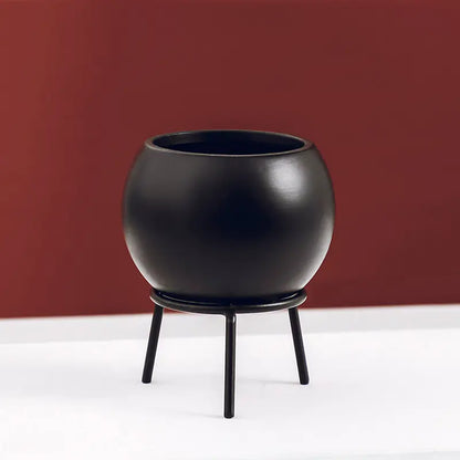 Nordic Ceramic Round Hydroponic Succulent Planter Decor