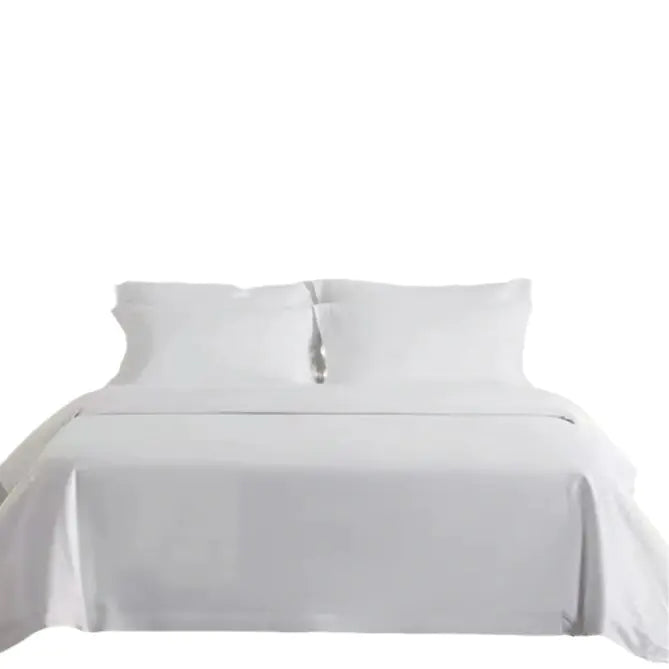 Hotel Cotton Bedding Set with Satin Duvet Cover (4pcs)