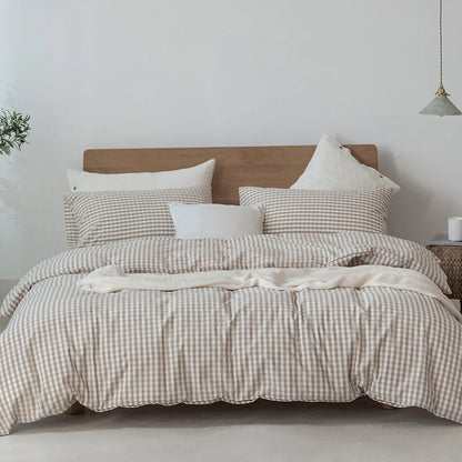 Minimalist Muji-Inspired Japanese Bedding Set - Eclatliving Furniture