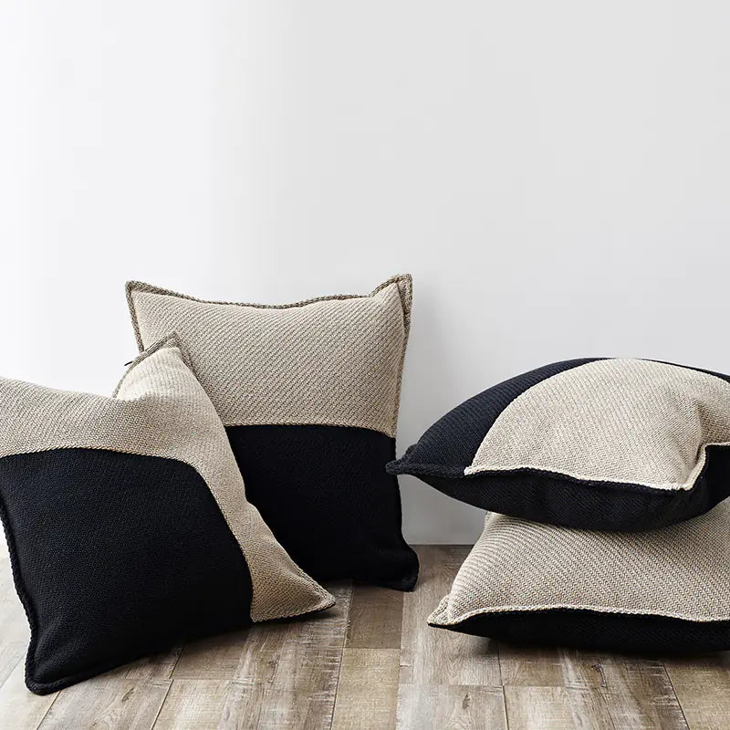 Nordic Minimalist Cotton Geometric Pillow Cover Set - Eclatliving Furniture