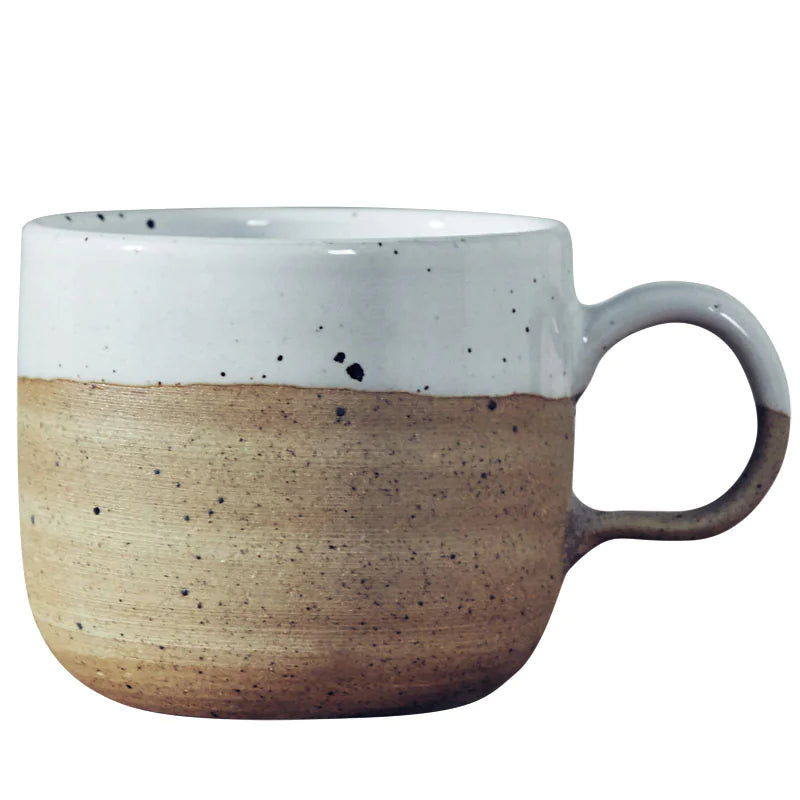 Nordic Style Stoneware Coffee Cup with Matte Finish - Eclatliving Home Decor