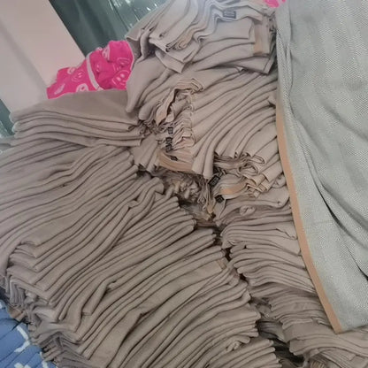 Class A Combed Cotton Knitted Diamond Throw Blanket