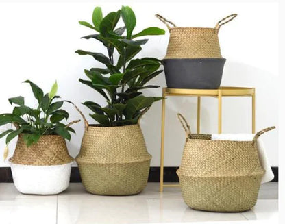 Woven Planter, Creative Handmade Basket Storage