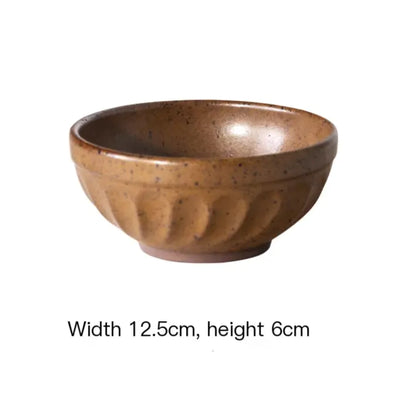 Vintage Handmade Stoneware Bowl for Creative Use