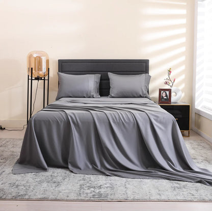 Bamboo Fiber Solid Color Bedding Set