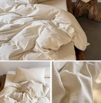 Wabi-Sabi Linen Cotton Quilt Cover