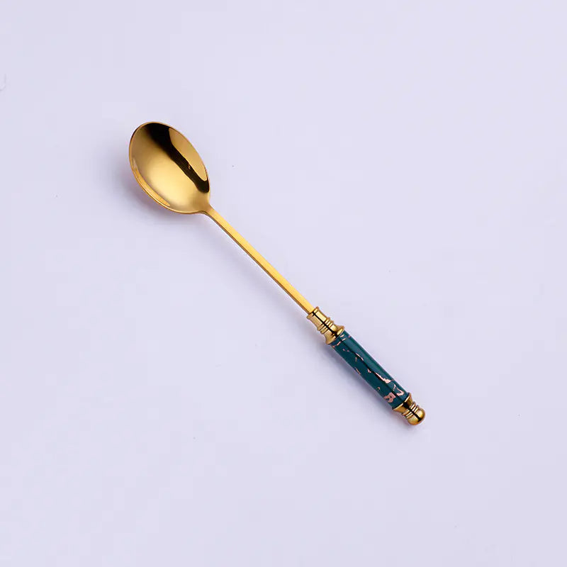Nordic Ceramic Handle Stainless Steel Cutlery Set - Eclatliving Kitchen & Dining
