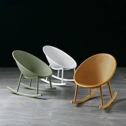 Modern Scandinavian Rocking Chair for Small Spaces - Eclatliving Furniture