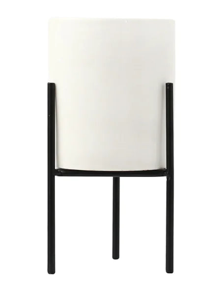 Nordic Style Ceramic and Iron Succulent Planter