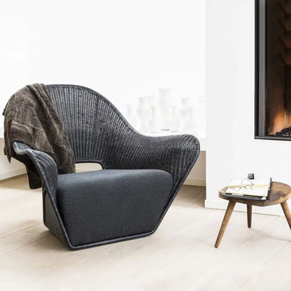 Creative Nordic Outdoor Single Rattan Sofa Design