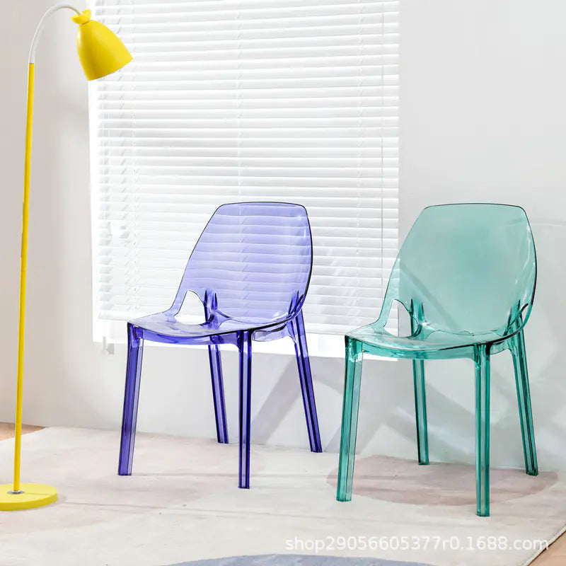 Fashionable Nordic Acrylic Crystal Makeup Chair