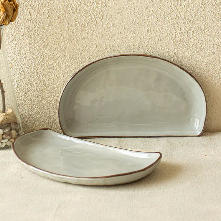 Minimalist Creative Ceramic Snack Platter for Home - Eclatliving Kitchen & Dining