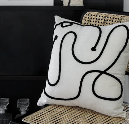 Modern Nordic Bedside Cushion Pillowcase for Bedding