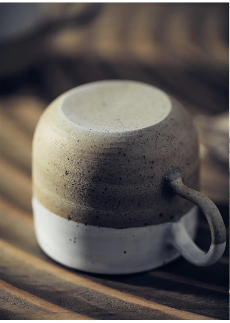 Nordic Style Stoneware Coffee Cup with Matte Finish - Eclatliving Home Decor