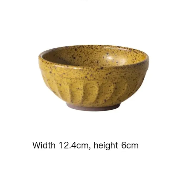 Vintage Handmade Stoneware Bowl for Creative Use