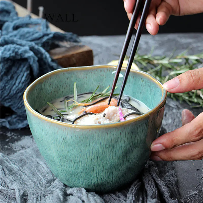 Creative Ceramic Dinnerware Salad and Soup Bowls