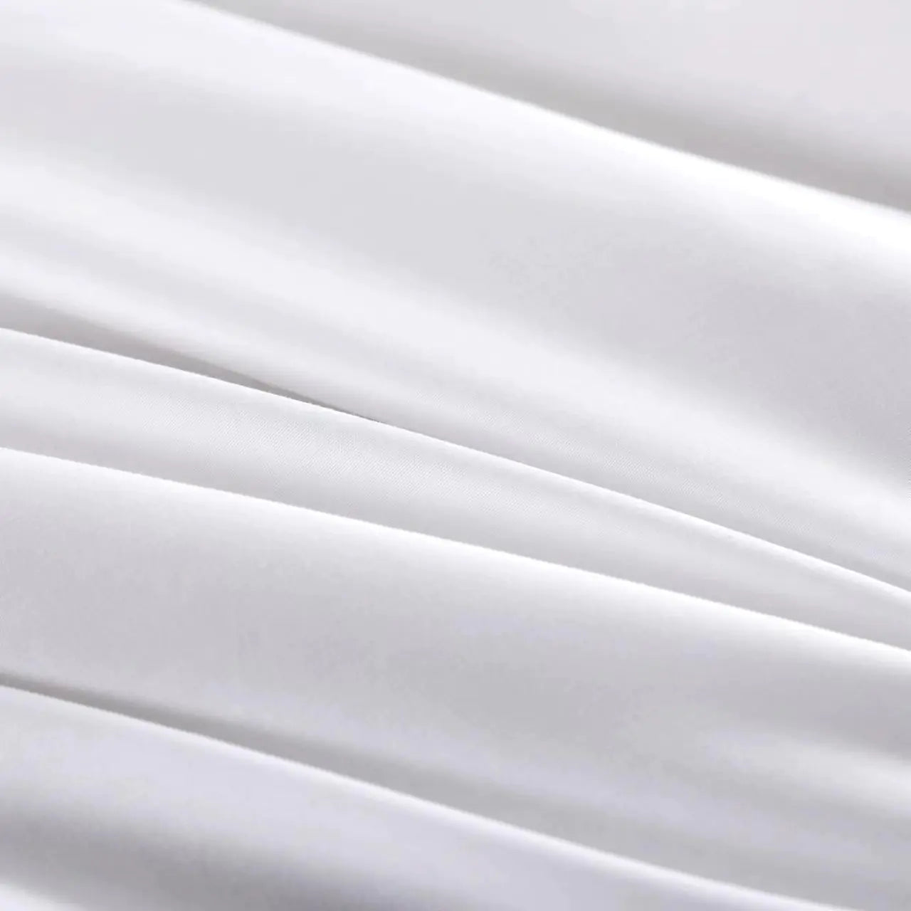 Hotel Cotton Bedding Set with Satin Duvet Cover (4pcs)