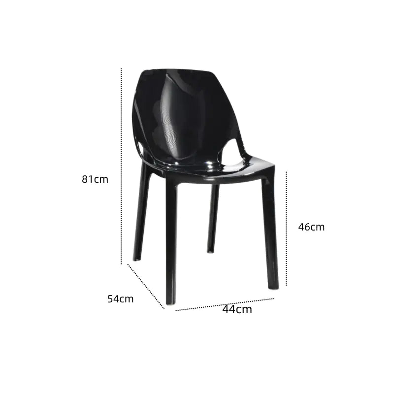 Fashionable Nordic Acrylic Crystal Makeup Chair