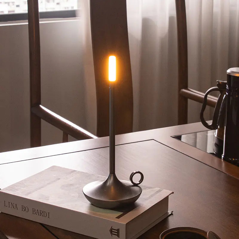 Nordic Ins Rechargeable LED Bedside Candle Lamp - Eclatliving Furniture