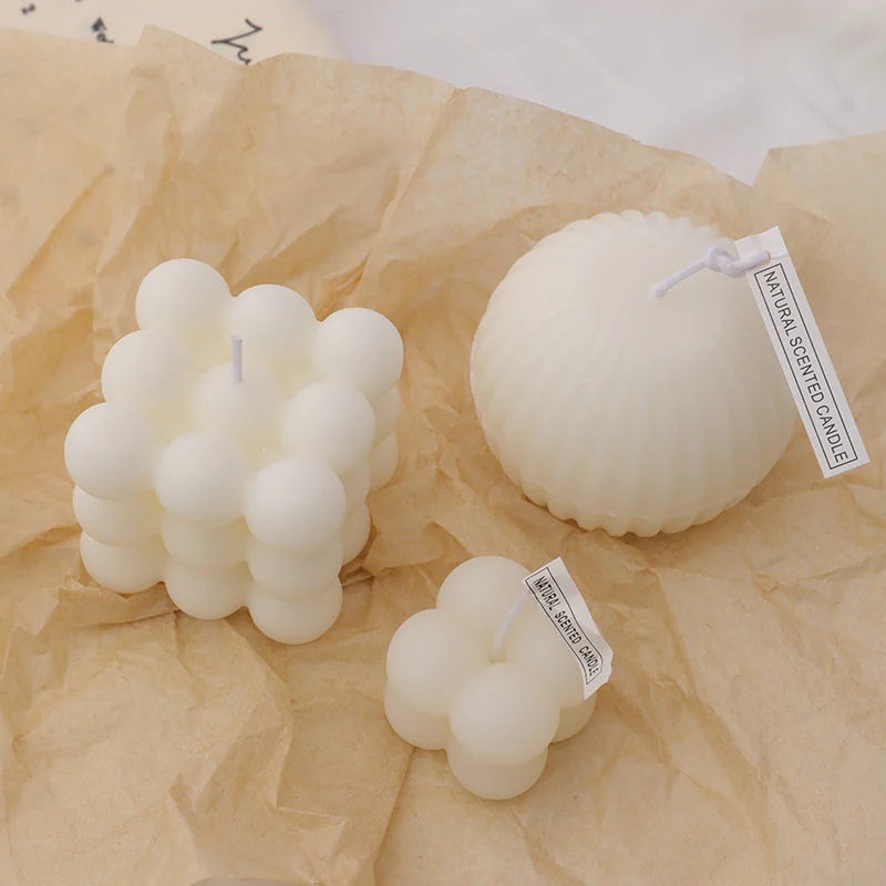 Handmade Geometric Aromatherapy Candles