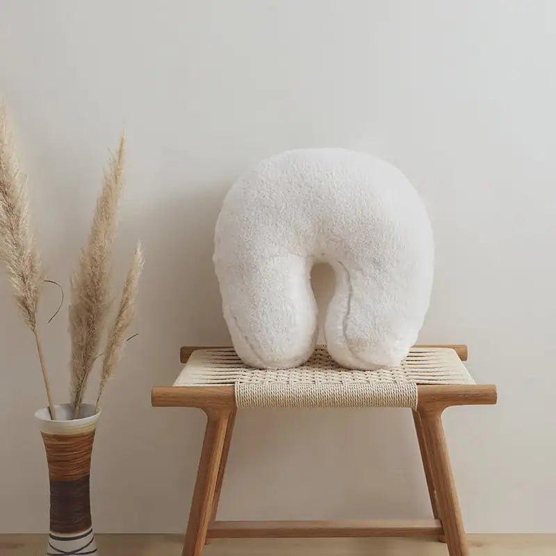 Nordic Style Rabbit Velvet Bedside Pillow - Eclatliving Furniture