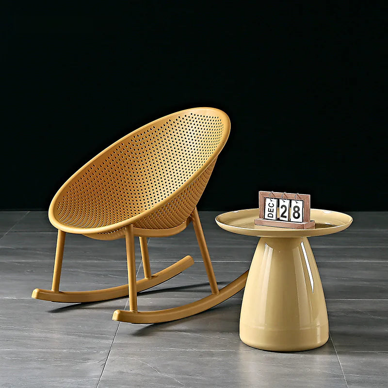 Modern Scandinavian Rocking Chair for Small Spaces - Eclatliving Furniture