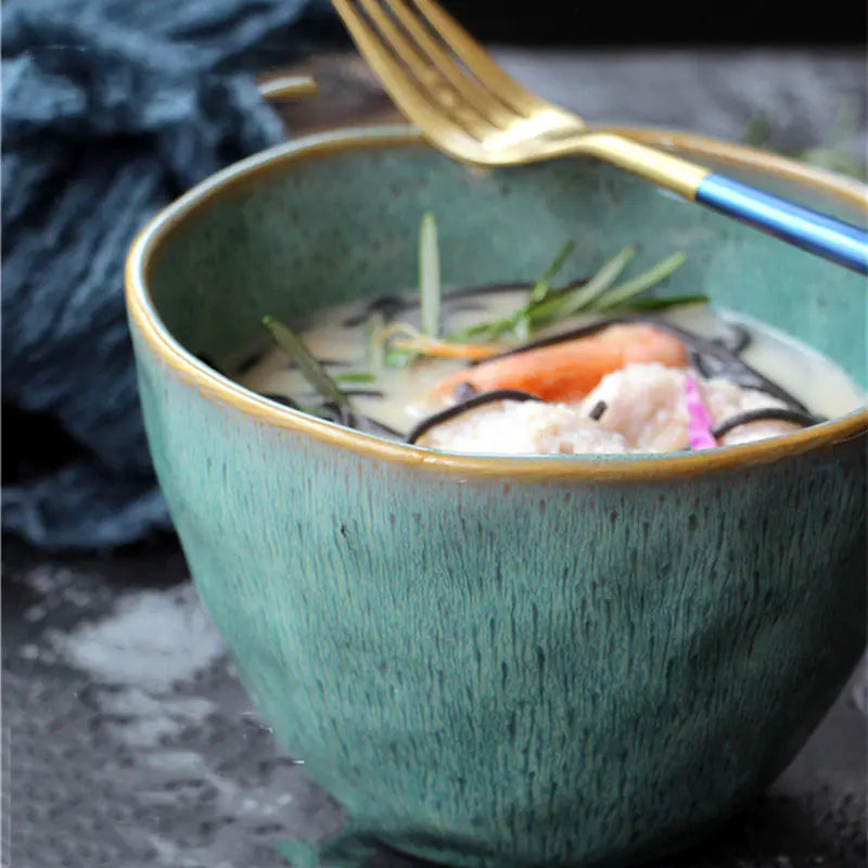 Creative Ceramic Dinnerware Salad and Soup Bowls